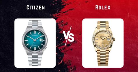 citizen vs rolex models.